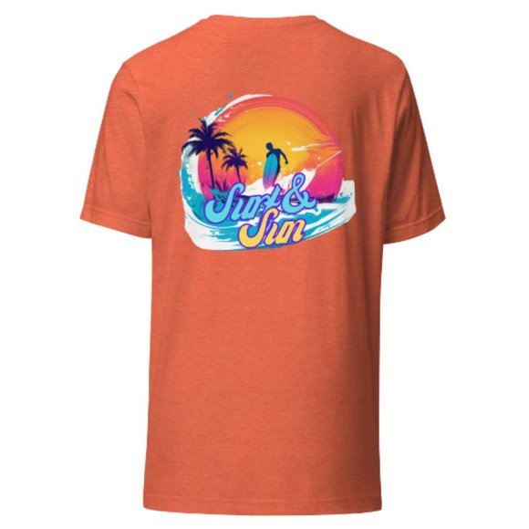 MUDPUPs Surf & SunTee Vacay Shirt For Oversized Tshirt Trendy Crewneck Surf Tee - Picture 9 of 10